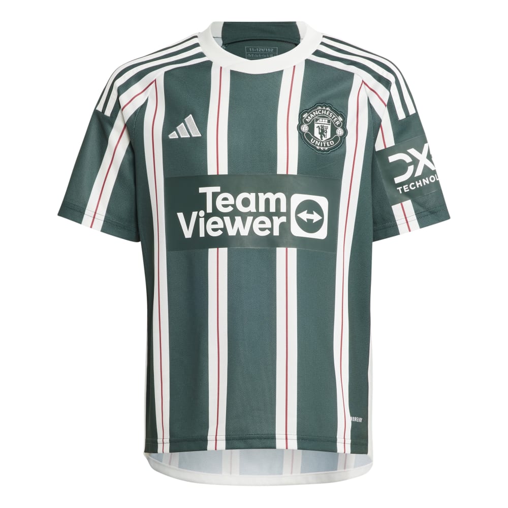 Adidas Manchester United Fotballdrakt 23/24 Borte Barn