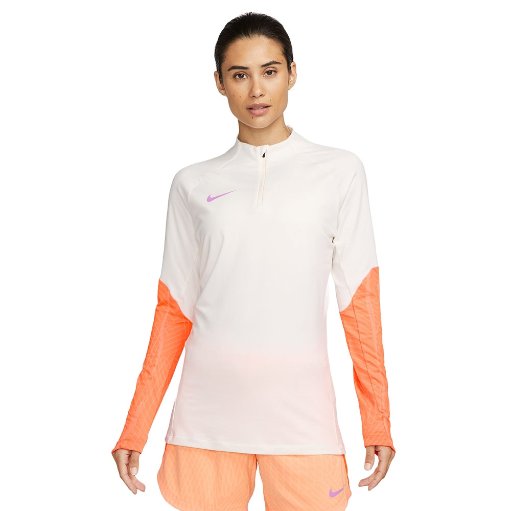 Nike Strike Treningsgenser Dame Hvit/Oransje