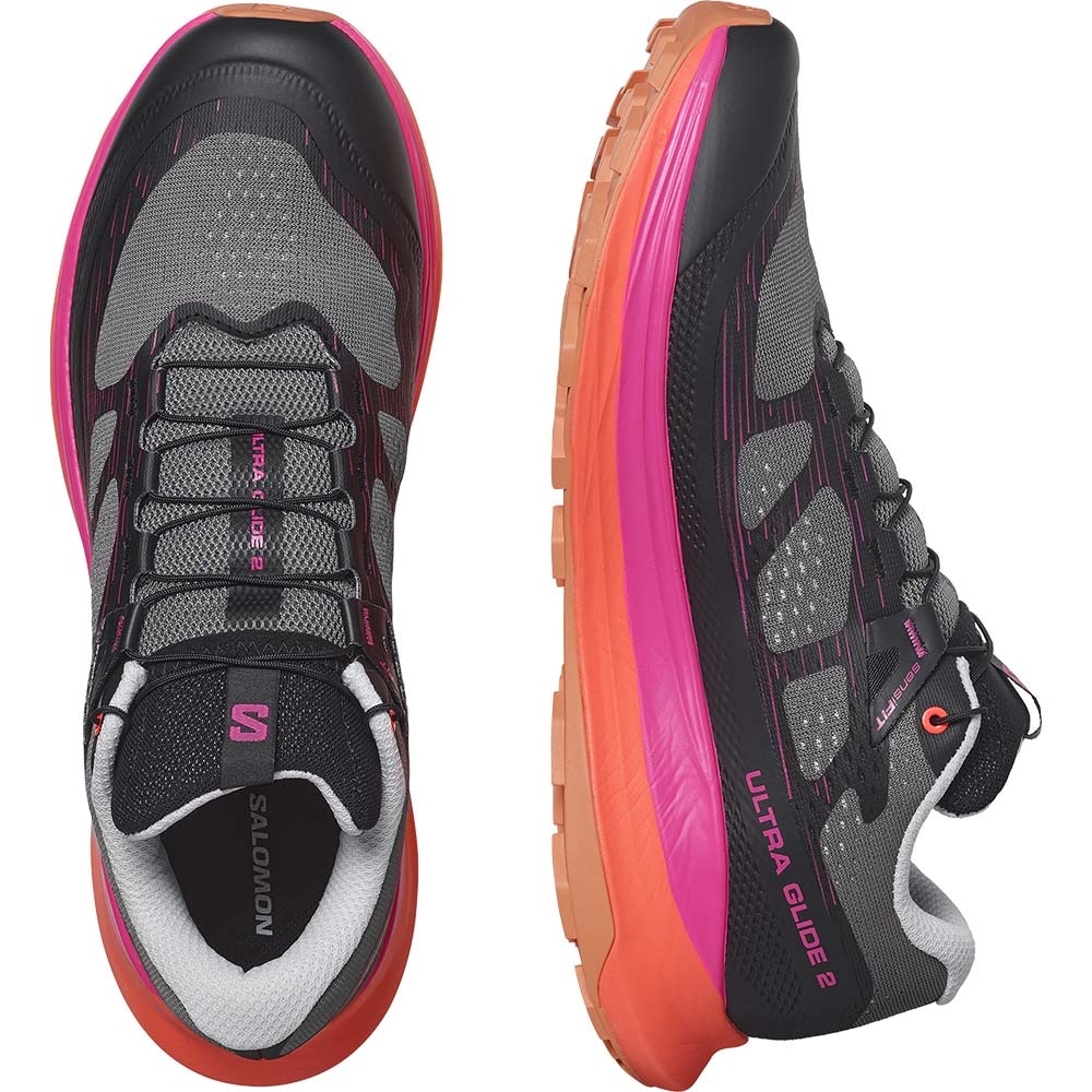 Salomon Ultra Glide 2 Joggesko Herre Grå/Rosa