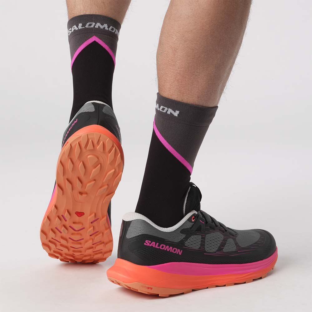 Salomon Ultra Glide 2 Joggesko Herre Grå/Rosa