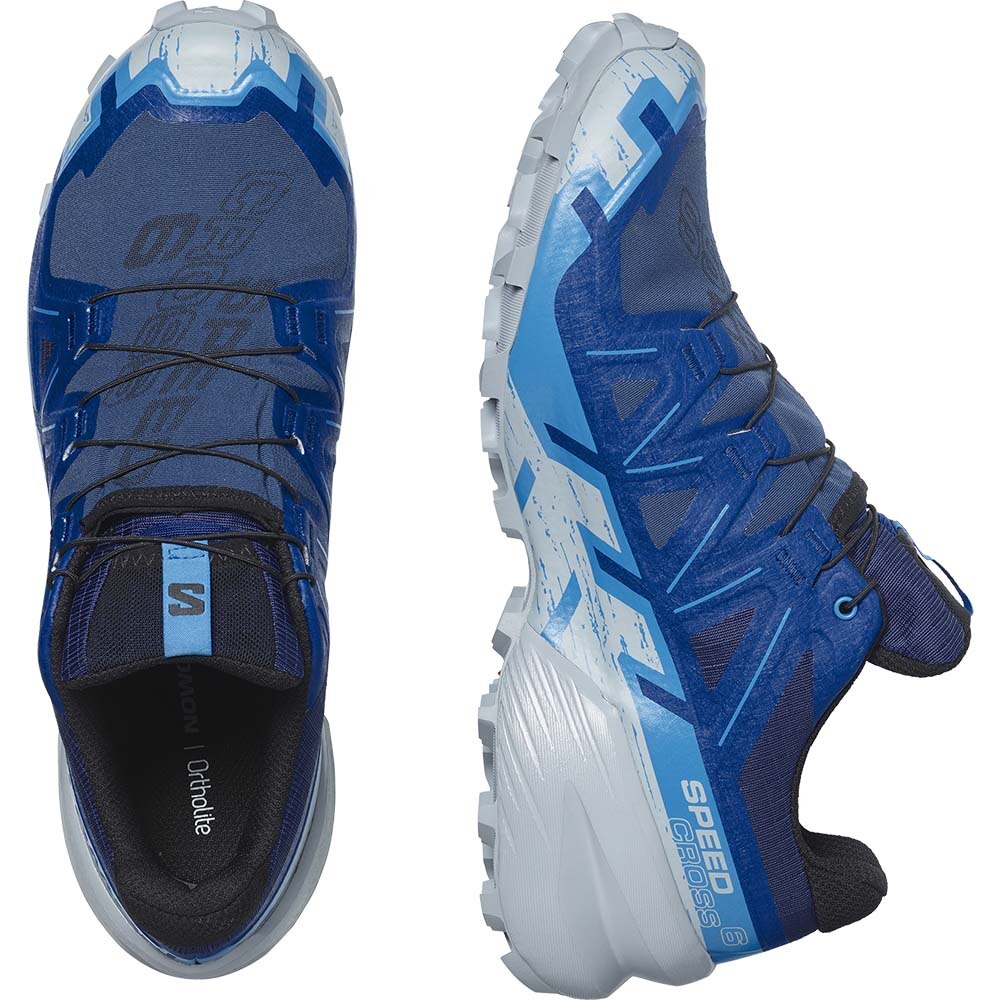 Salomon Speedcross 6 GORE-TEX Joggesko Herre Blå/Grå