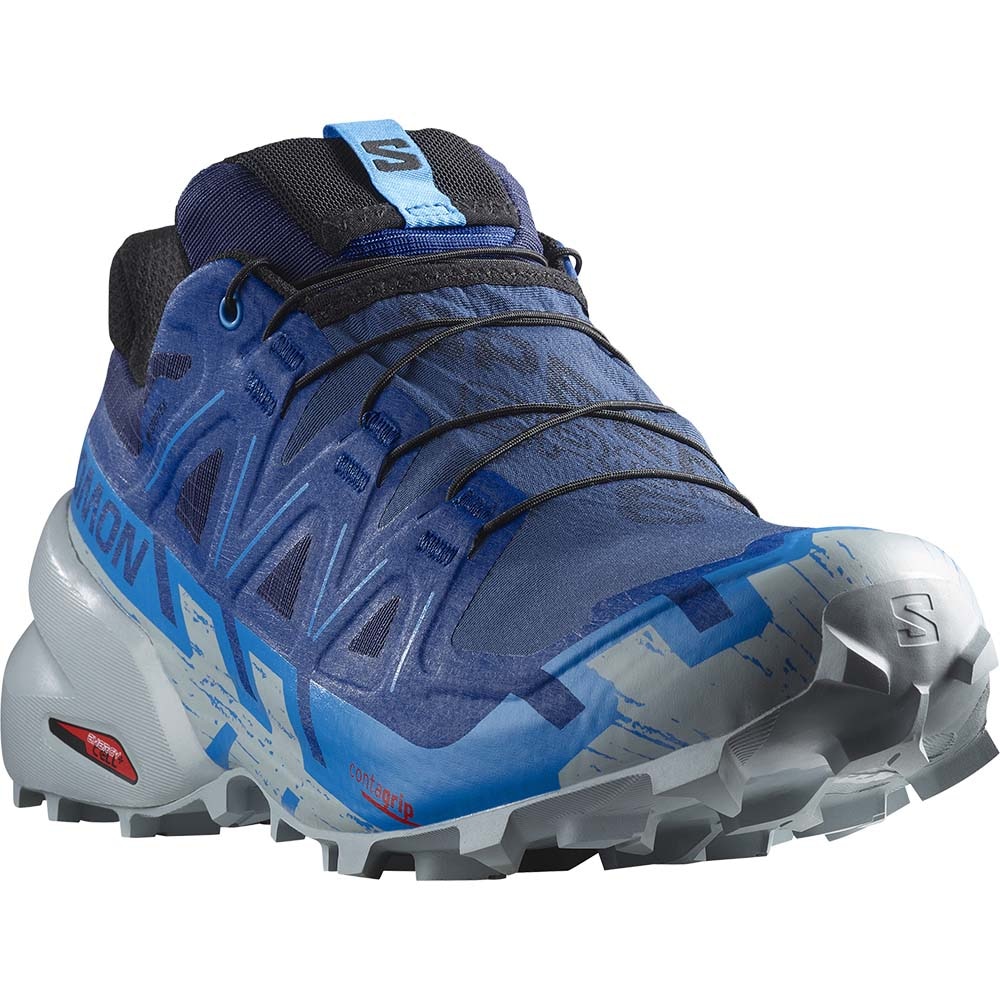 Salomon Speedcross 6 GORE-TEX Joggesko Herre Blå/Grå