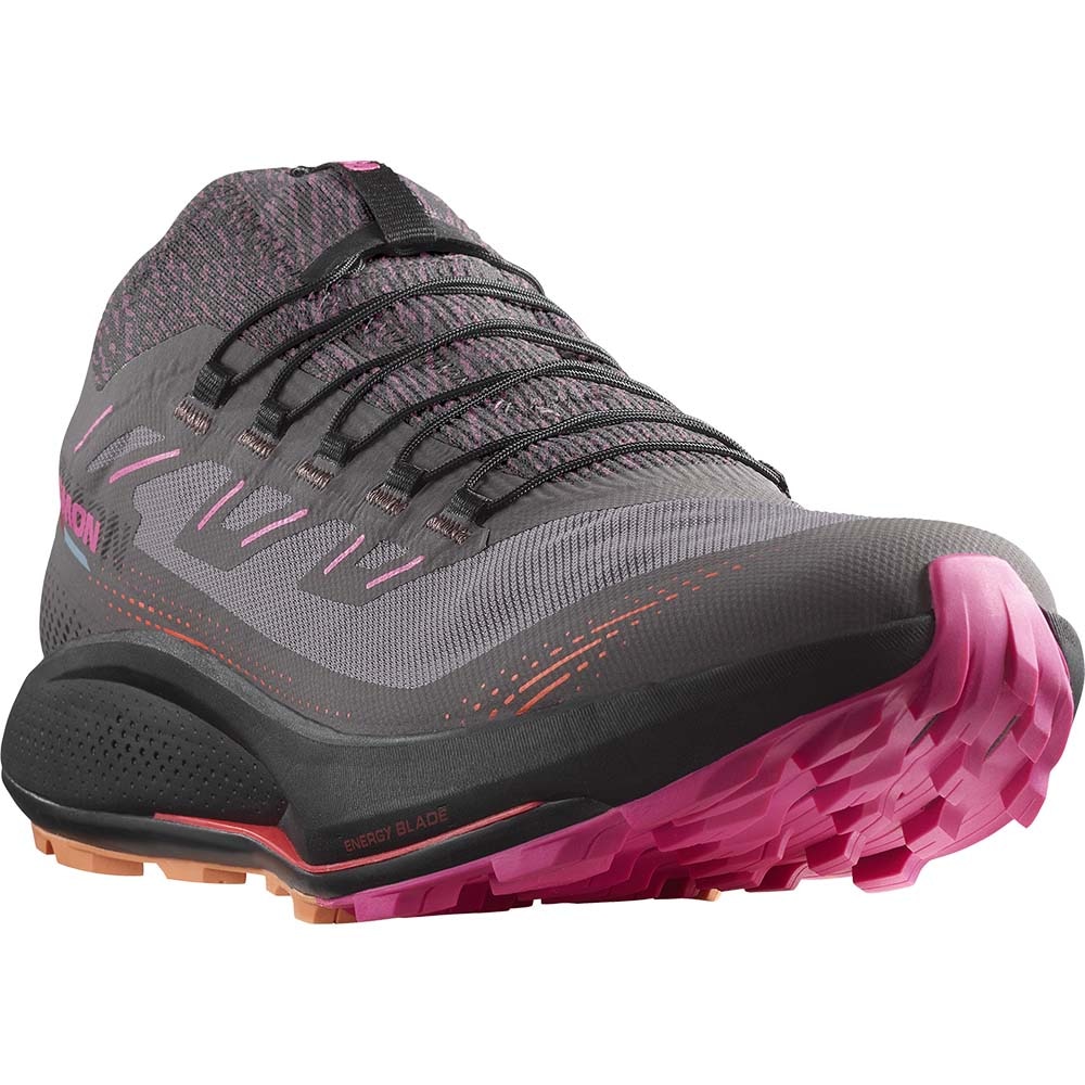 Salomon Pulsar Trail Pro 2 Joggesko Herre Grå/Rosa