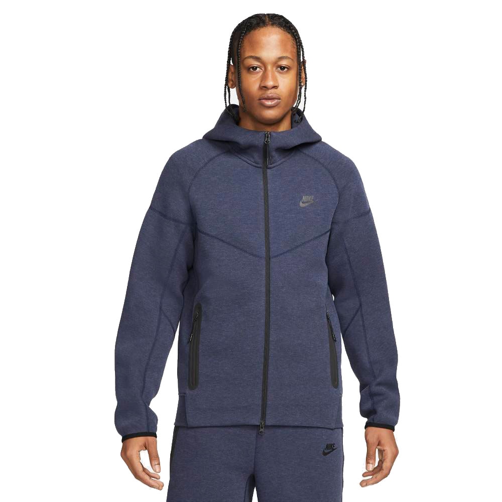 Nike NSW Tech Fleece FullZip Hettegenser Marine