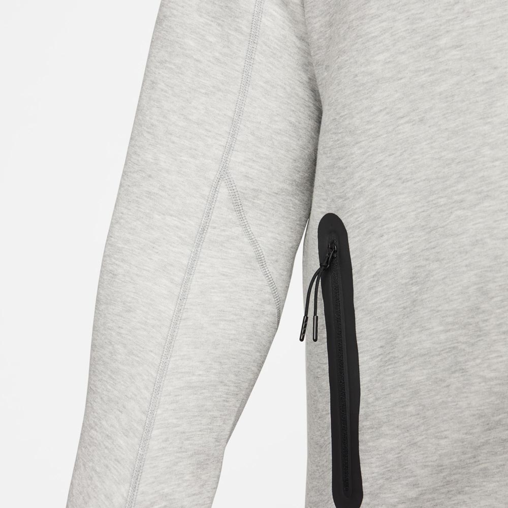 Nike NSW Tech Fleece FullZip Hettegenser Grå