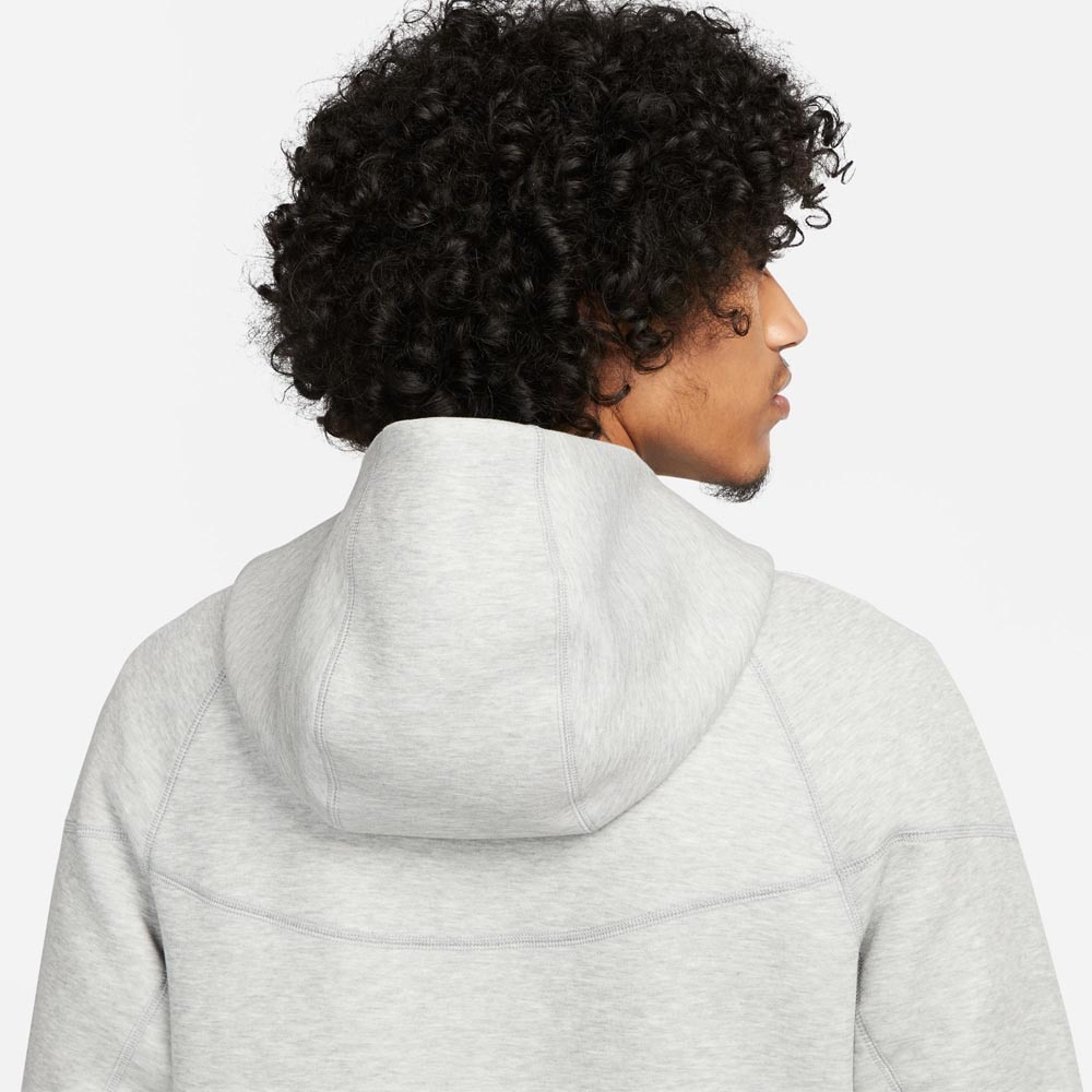 Nike NSW Tech Fleece FullZip Hettegenser Grå