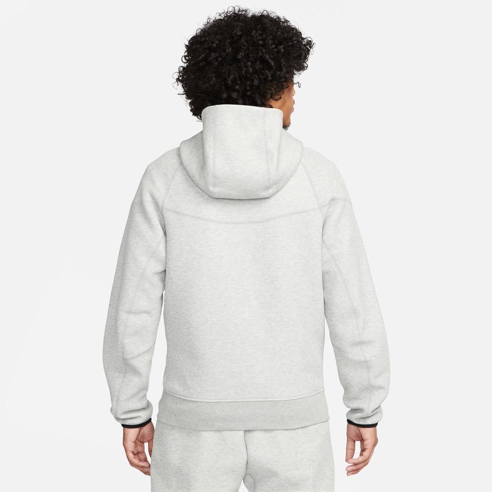 Nike NSW Tech Fleece FullZip Hettegenser Grå