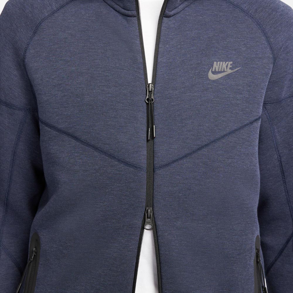 Nike NSW Tech Fleece FullZip Hettegenser Marine