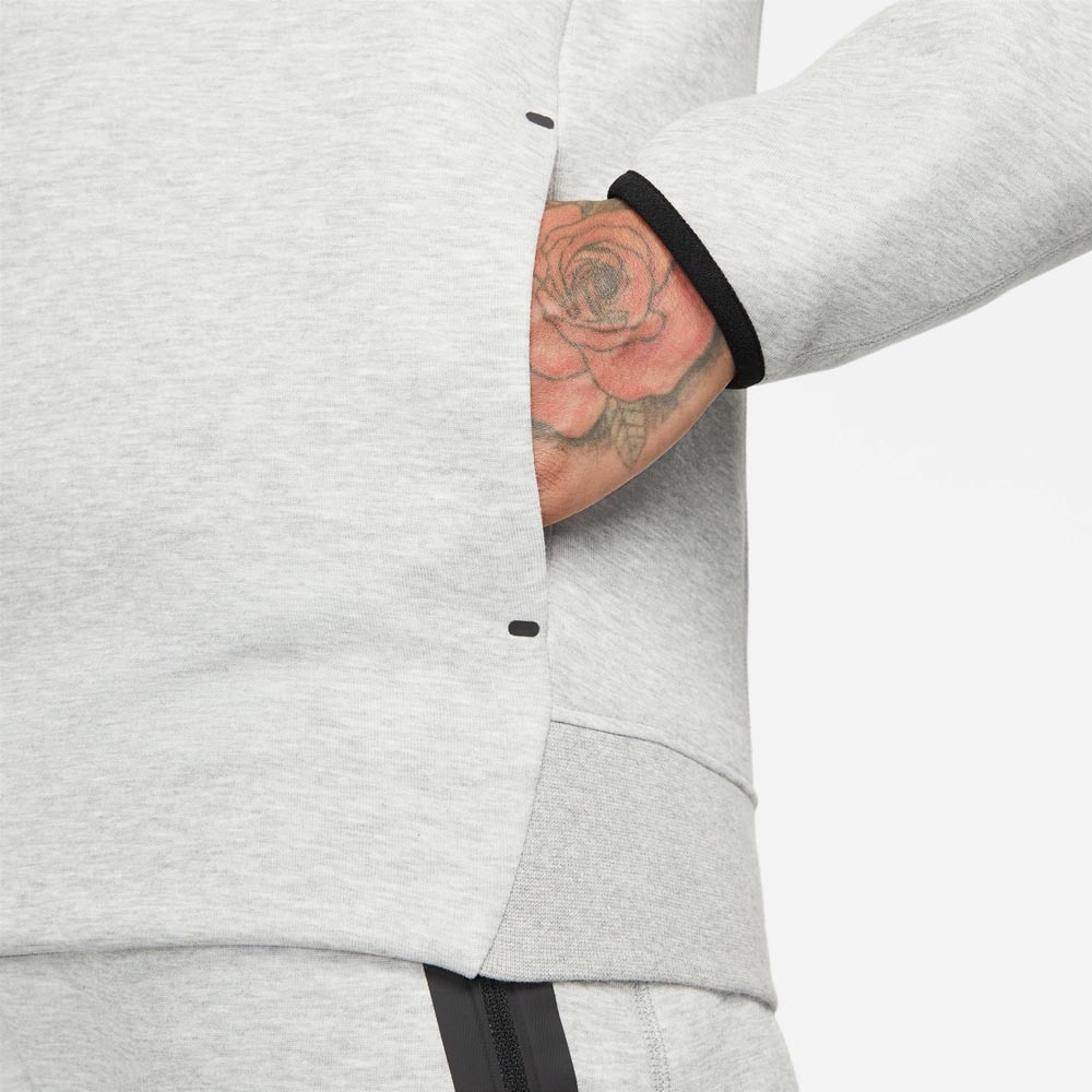 Nike NSW Tech Fleece Hettegenser Grå