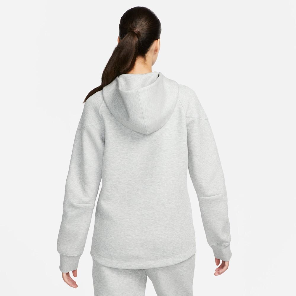 Nike NSW Tech Fleece FullZip Hettegenser Dame Grå