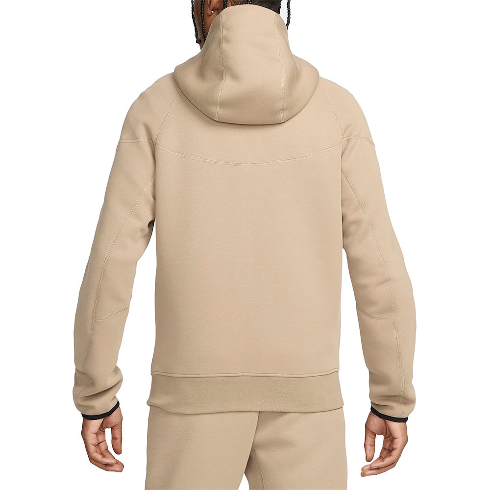 Nike NSW Tech Fleece FullZip Hettegenser Brun