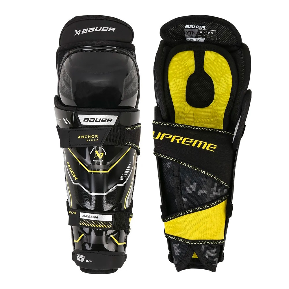 Bauer Supreme Mach Barn Hockey Leggskinn