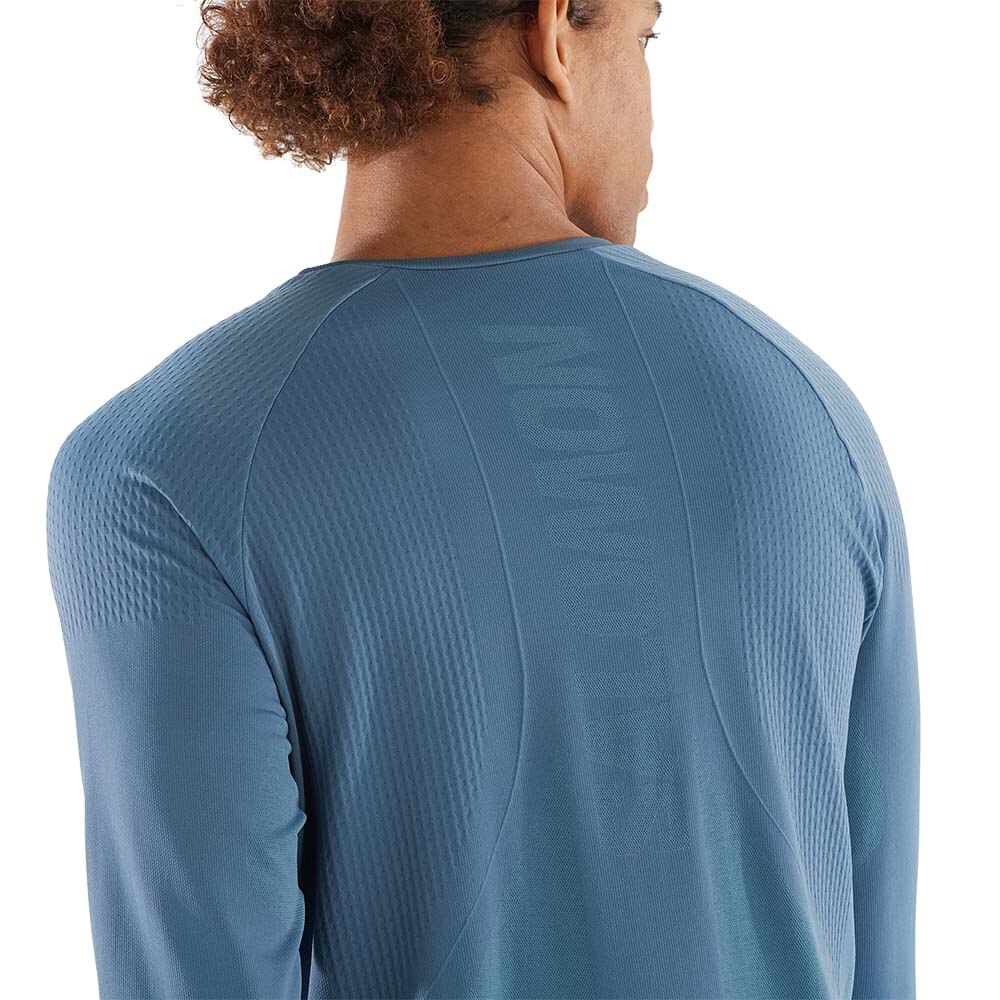 Salomon Sense Aero Seamless Langermet Trøye Herre Blå
