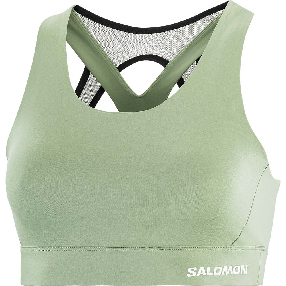 Salomon Cross Run Sports-BH Grønn