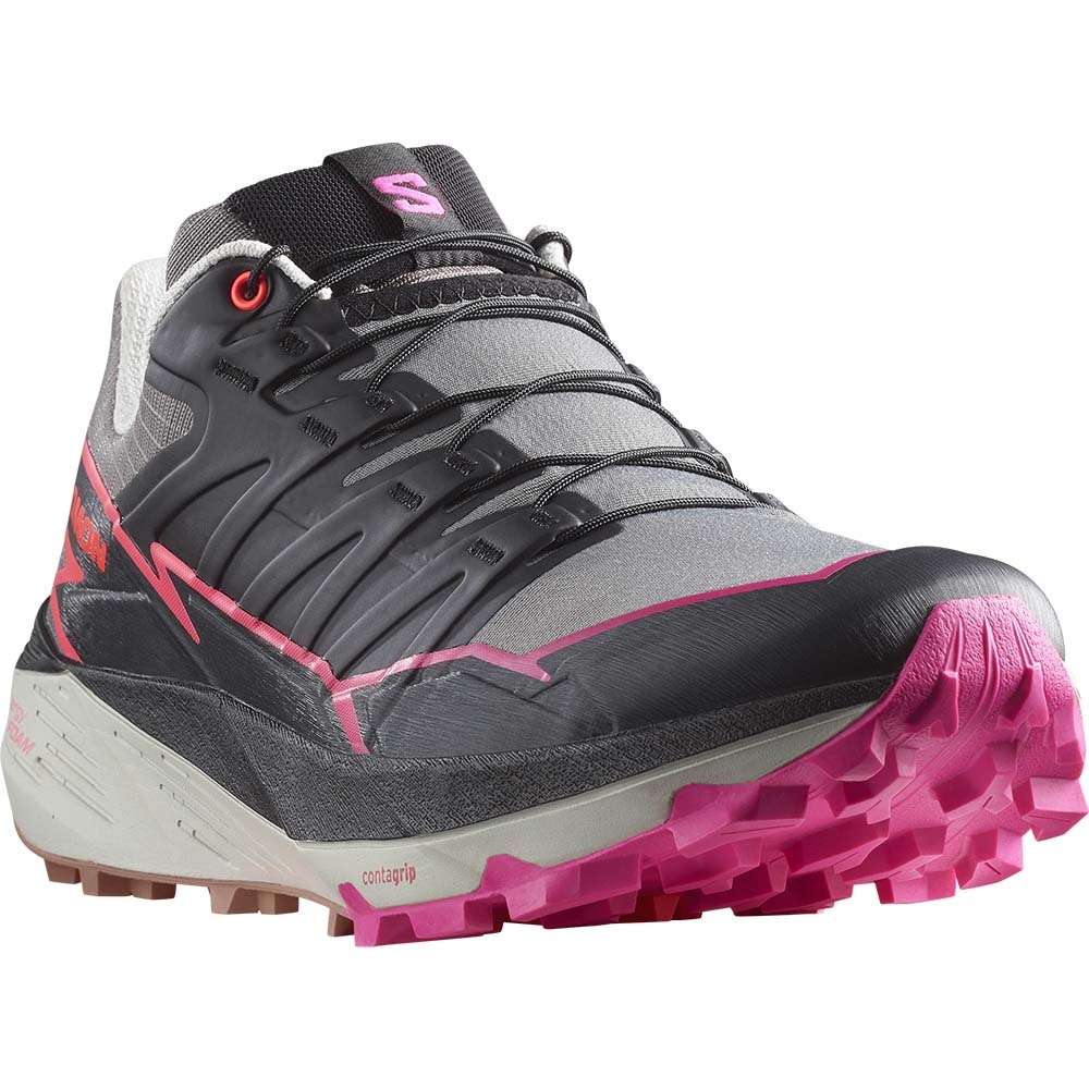 Salomon Thundercross Joggesko Dame Grå/Rosa