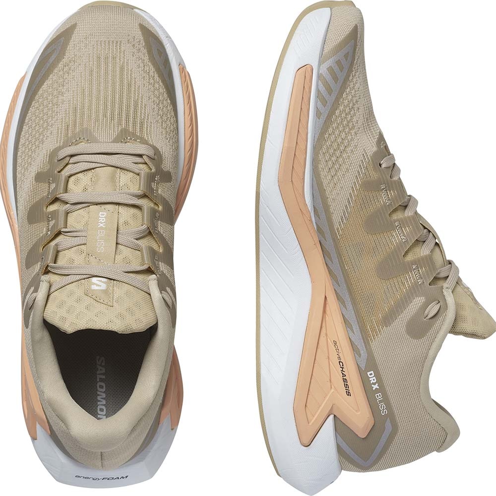 Salomon DRX Bliss Joggesko Dame Beige/Oransje