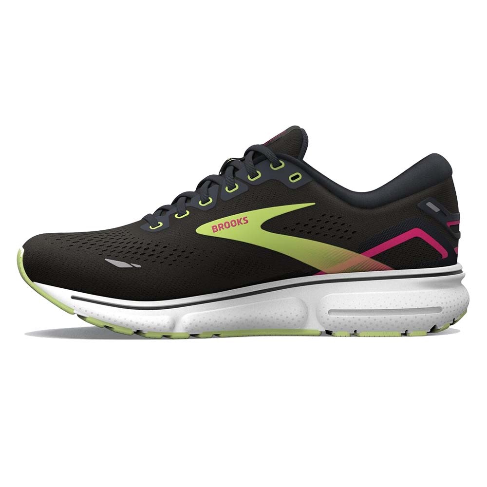 Brooks Ghost 15 Joggesko Dame Sort/Grønn