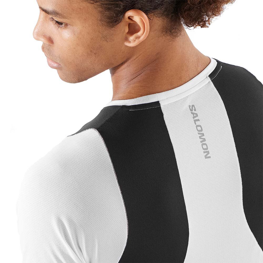 Salomon Sense Aero Kortermet Trøye Herre Sort/Hvit