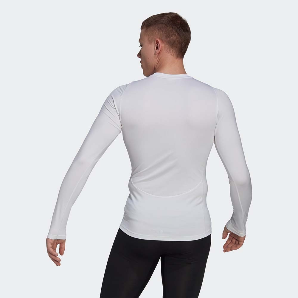 Adidas Techfit Baselayer Treningstrøye Hvit