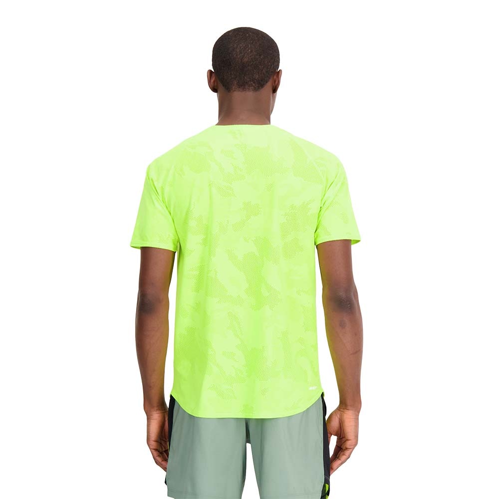 New Balance Q Speed Jacquard Kortermet Trøye Herre Volt