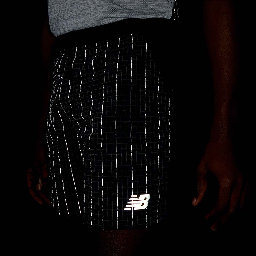 New Balance Luminous 6in Løpeshorts Herre Sort