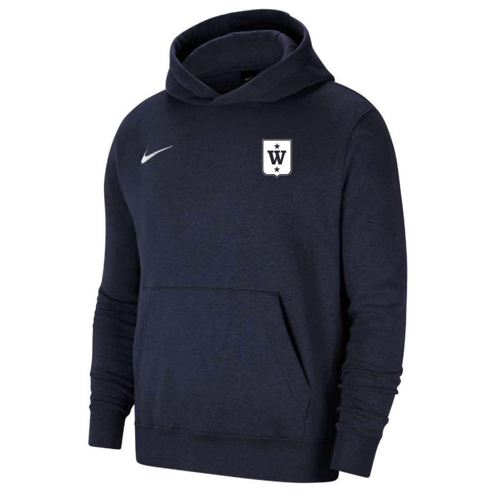 Nike WANG Toppidrett Hettegenser Barn Marine