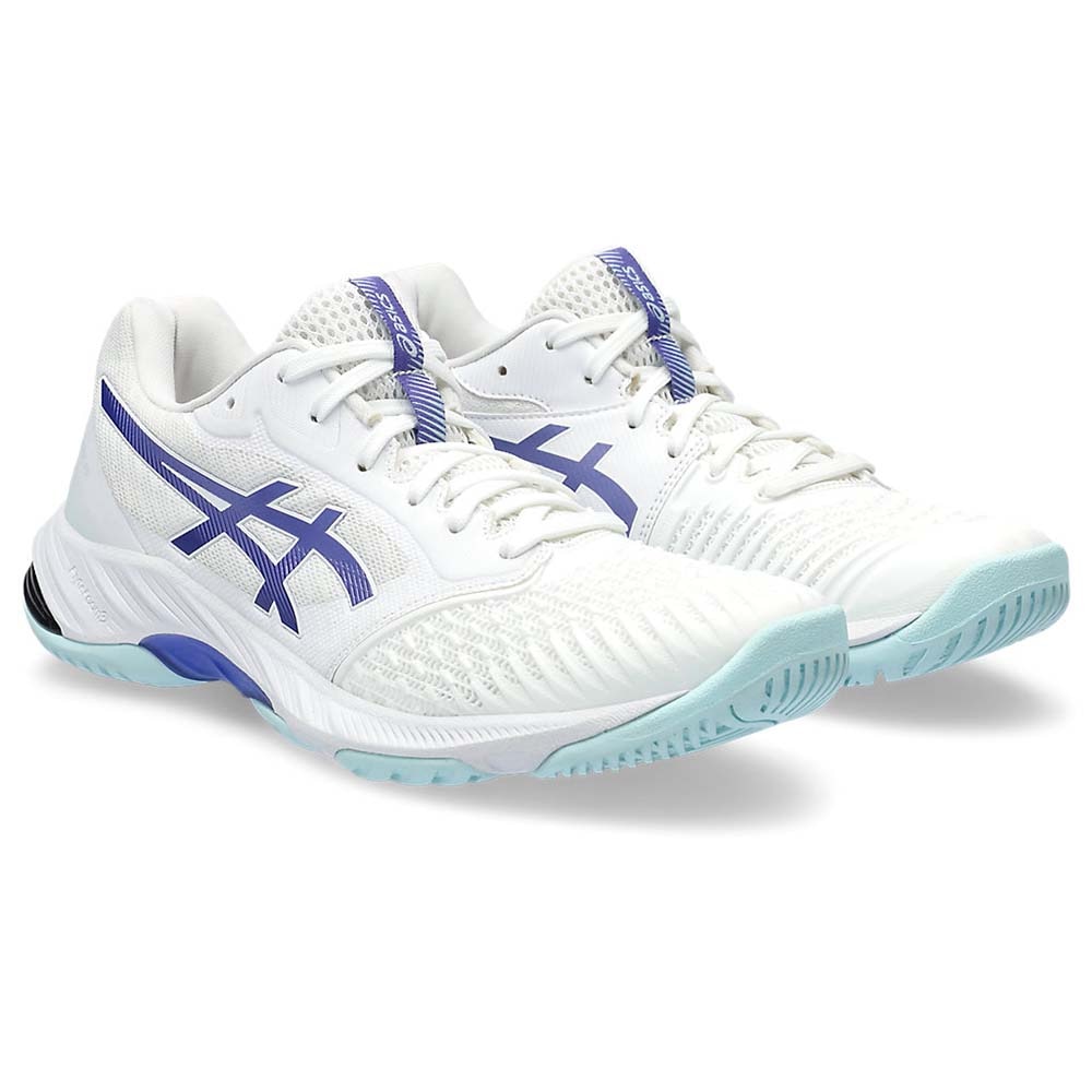 Asics Netburner Ballistic FF 3 Hallsko Dame Hvit/Blå