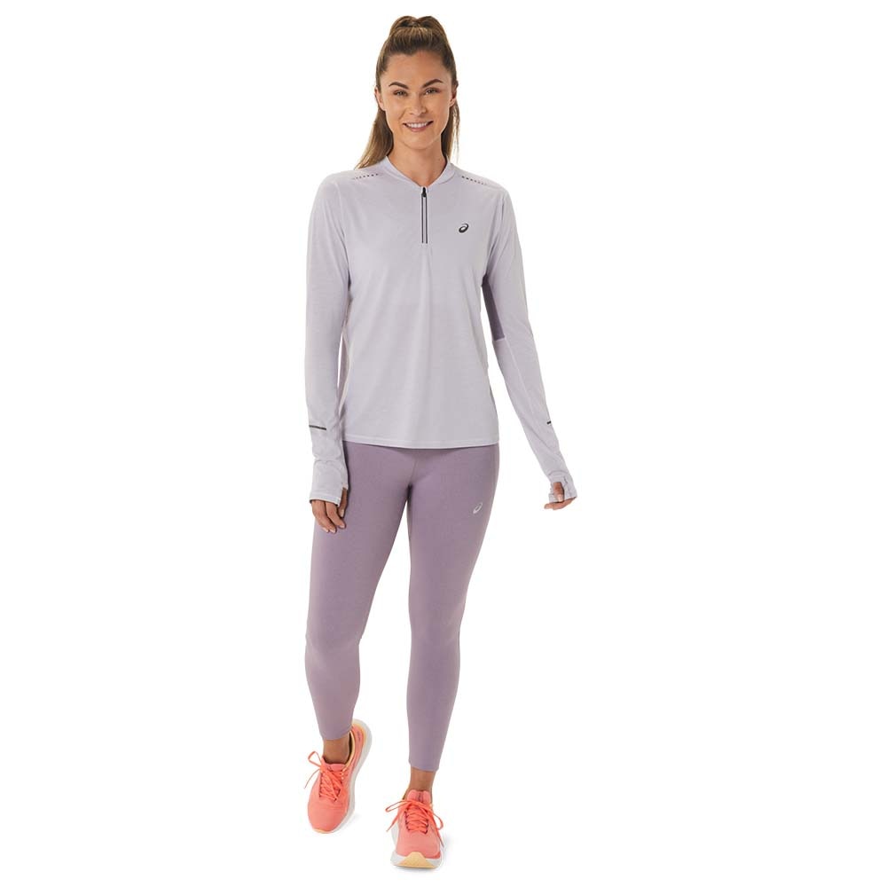 Asics Metarun 1/2 Zip Langermet Trøye Dame Lilla