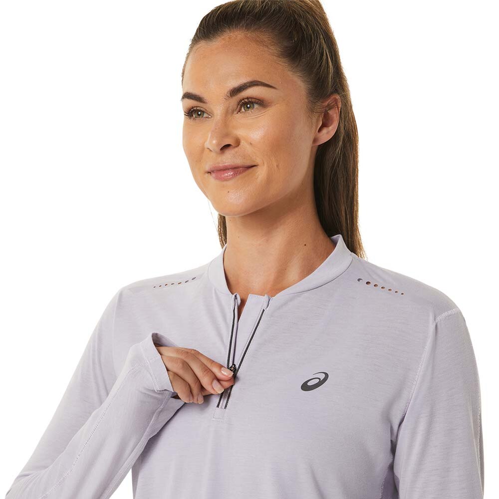 Asics Metarun 1/2 Zip Langermet Trøye Dame Lilla