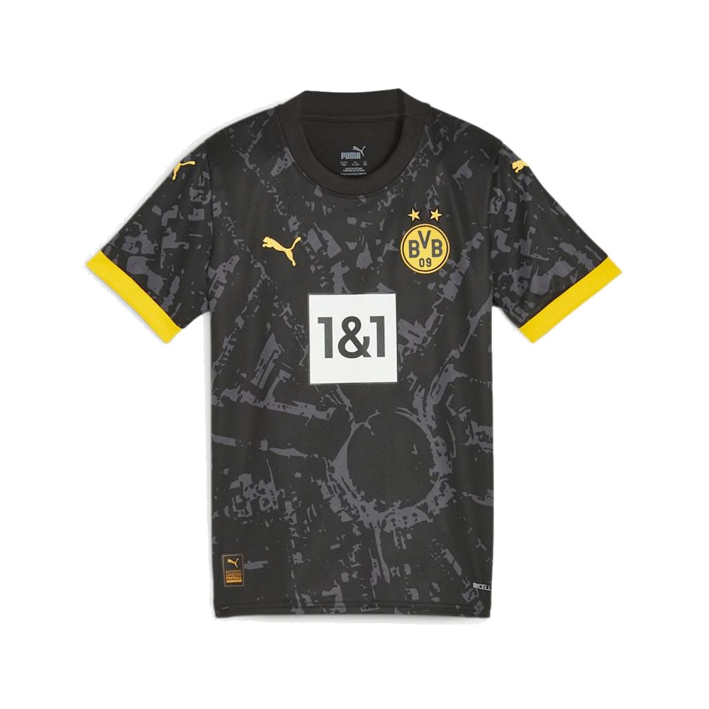 Puma BVB Dortmund Fotballdrakt 23/24 Borte Barn