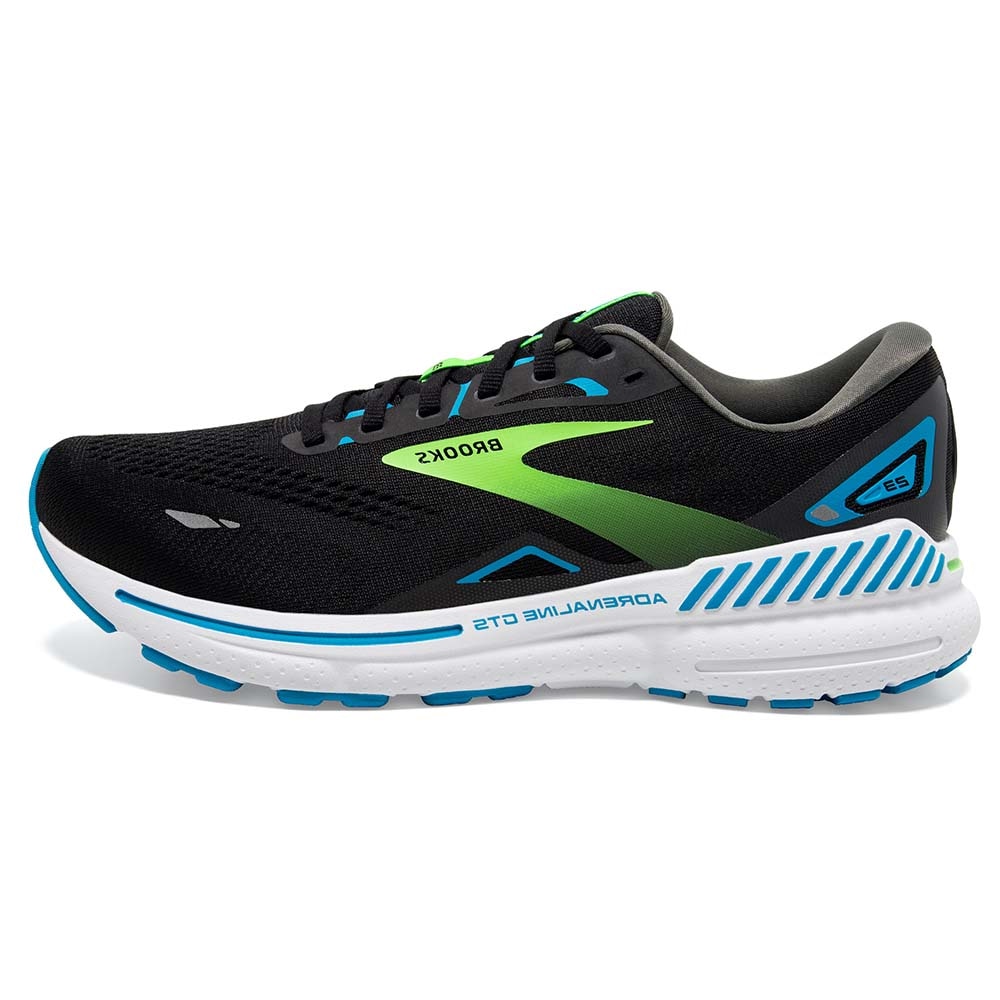 Brooks Adrenaline GTS 23 Joggesko Herre Sort/Grønn/Blå