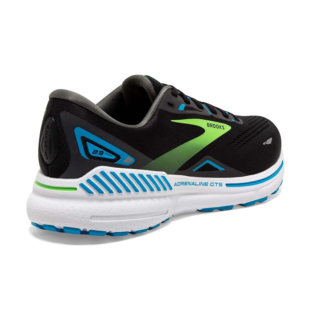 Brooks Adrenaline GTS 23 Joggesko Herre Sort/Grønn/Blå