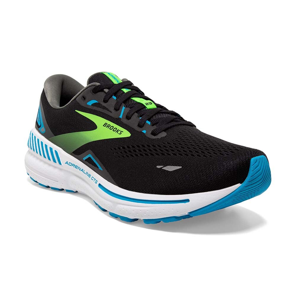 Brooks Adrenaline GTS 23 Joggesko Herre Sort/Grønn/Blå