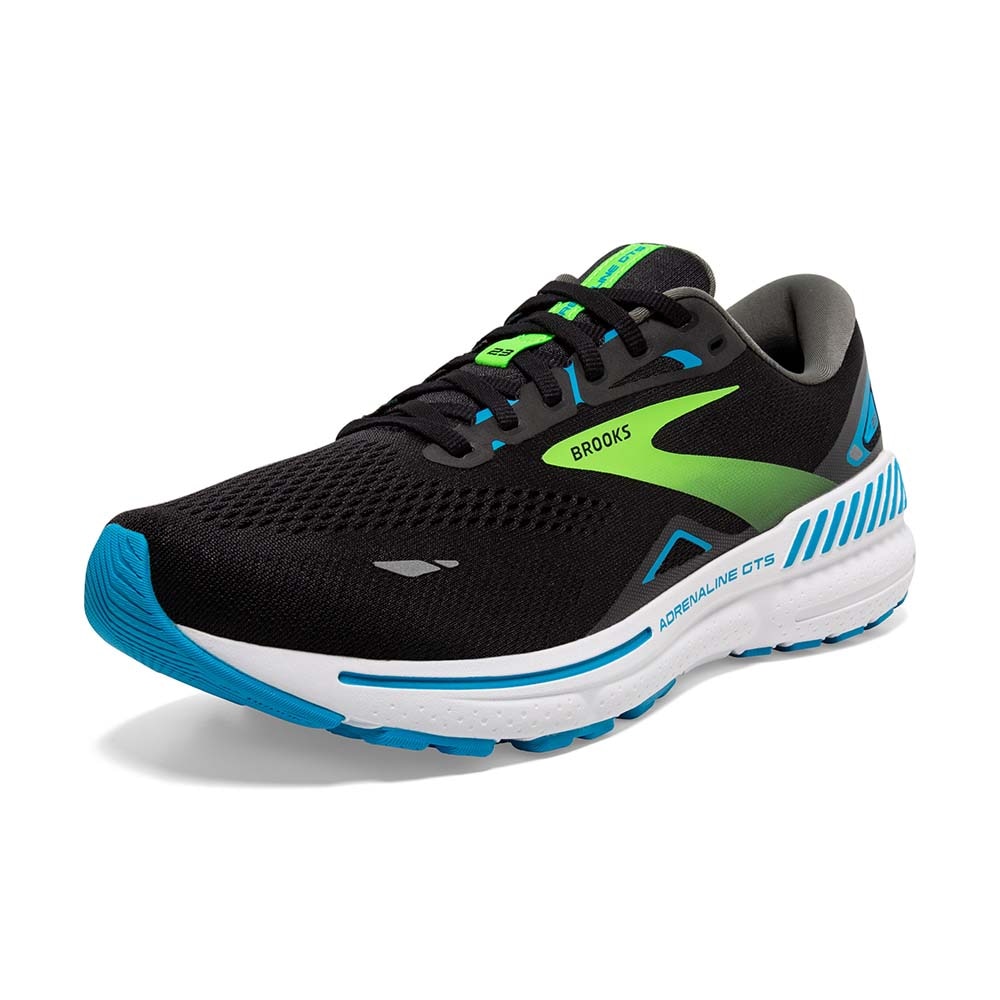 Brooks Adrenaline GTS 23 Joggesko Herre Sort/Grønn/Blå