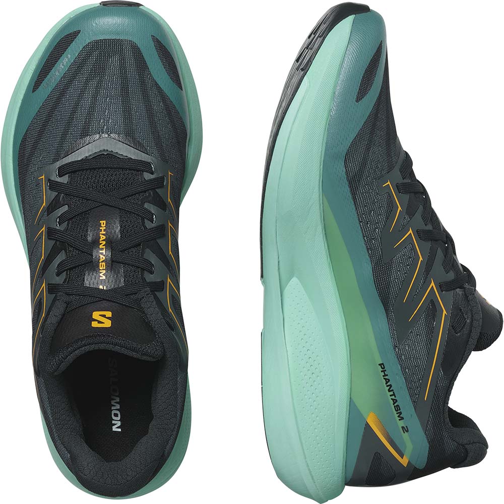 Salomon Phantasm 2 Joggesko Dame Sort/Turkis