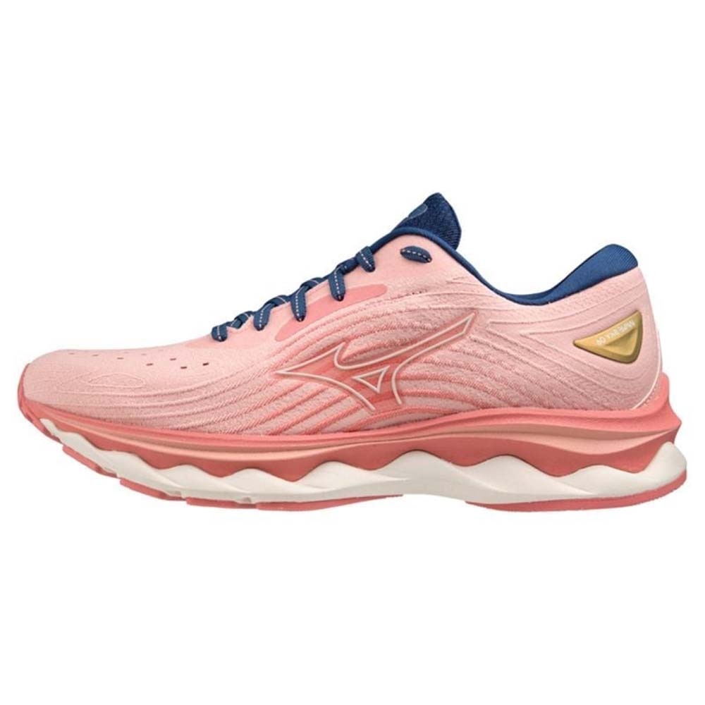 Mizuno Wave Sky 6 Joggesko Dame Rosa