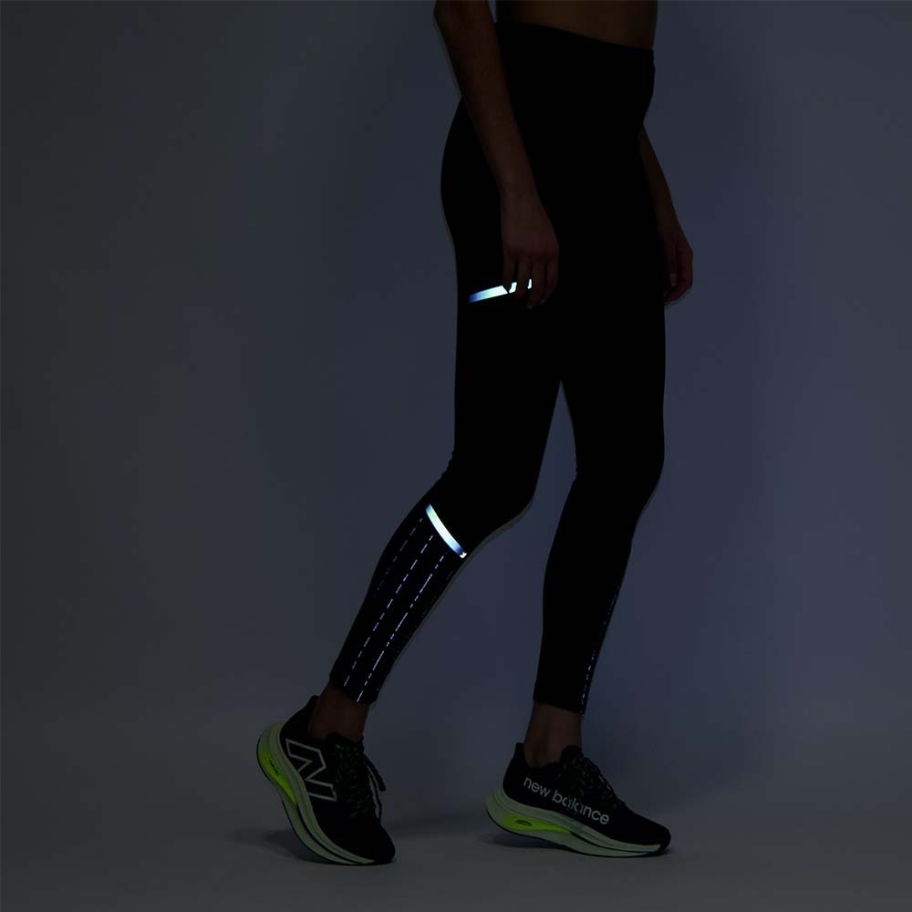 New Balance Impact Run Luminous Heat Tights Dame Sort