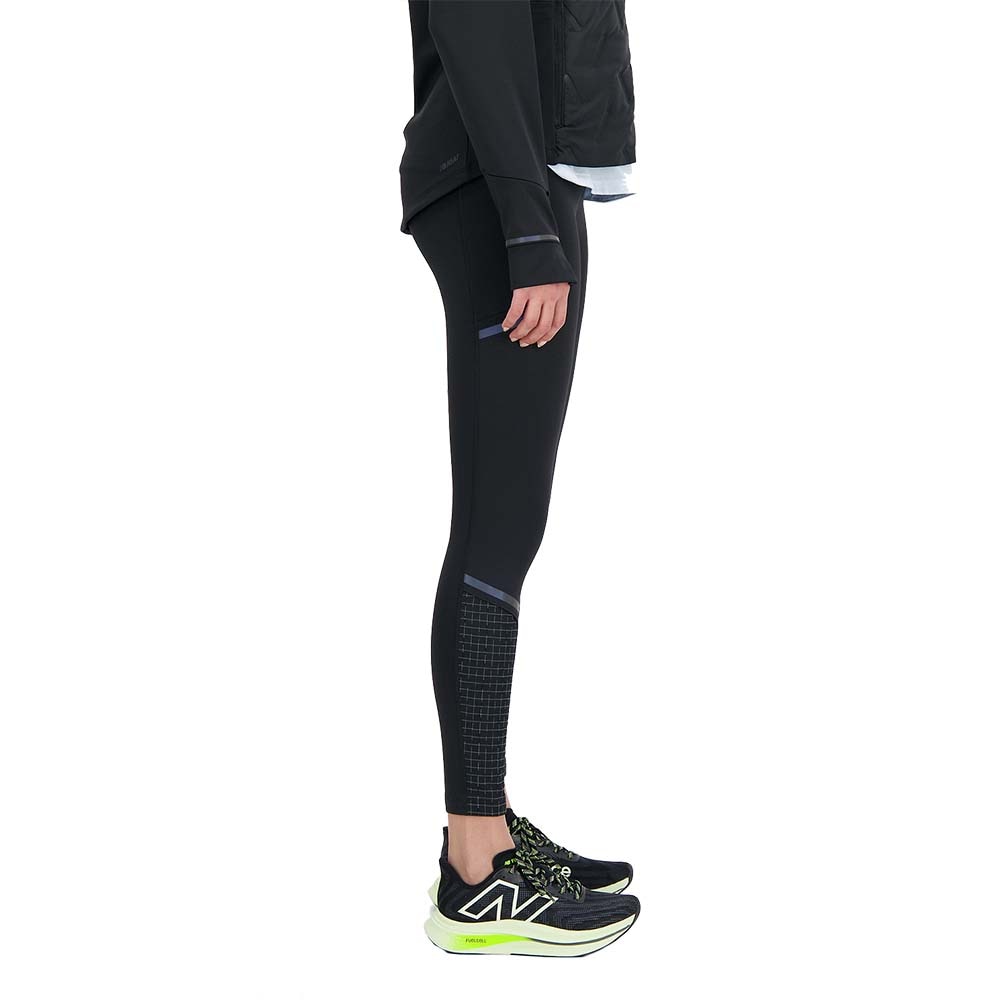 New Balance Impact Run Luminous Heat Tights Dame Sort