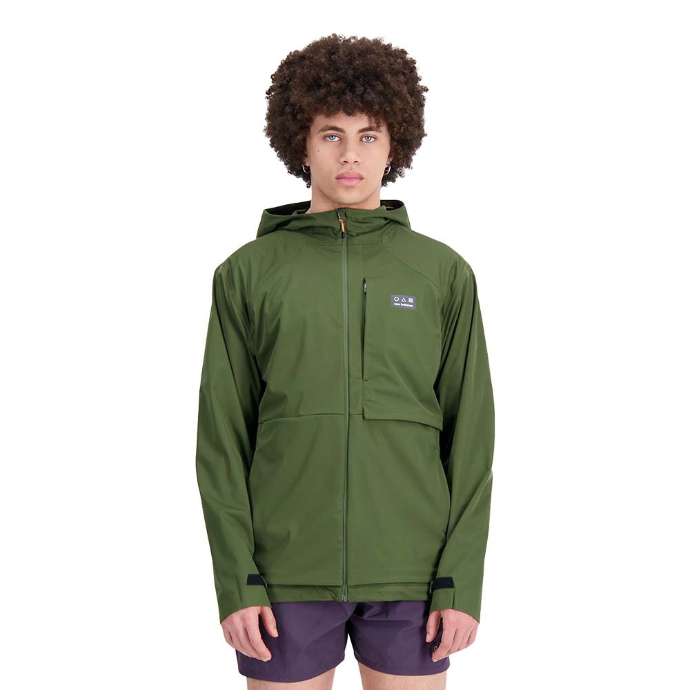 New Balance AT Waterproof Jakke Herre Grønn