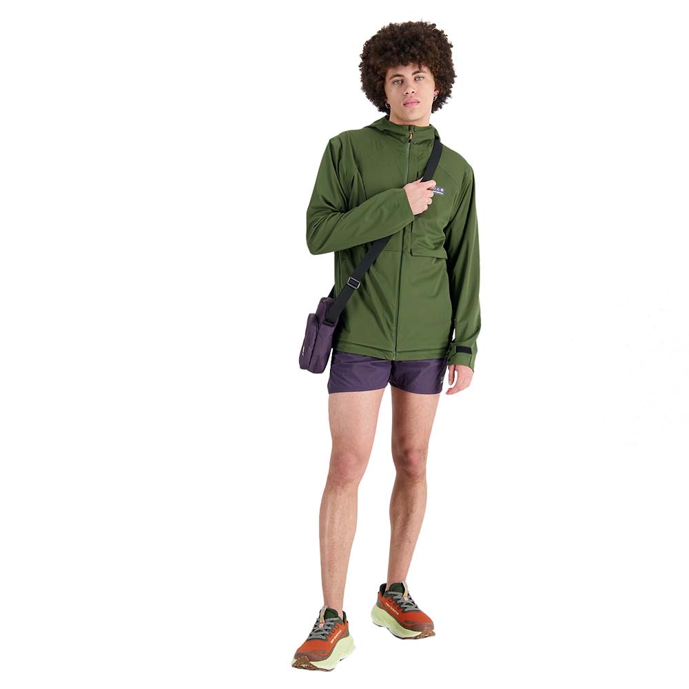 New Balance AT Waterproof Jakke Herre Grønn