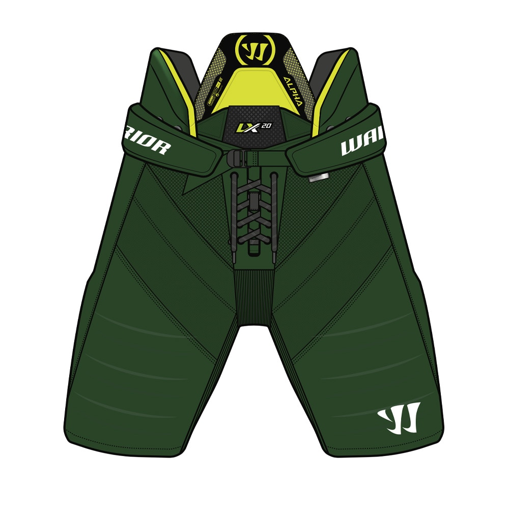 Warrior Alpha LX 20 Junior Custom Hockeybukse Grønn