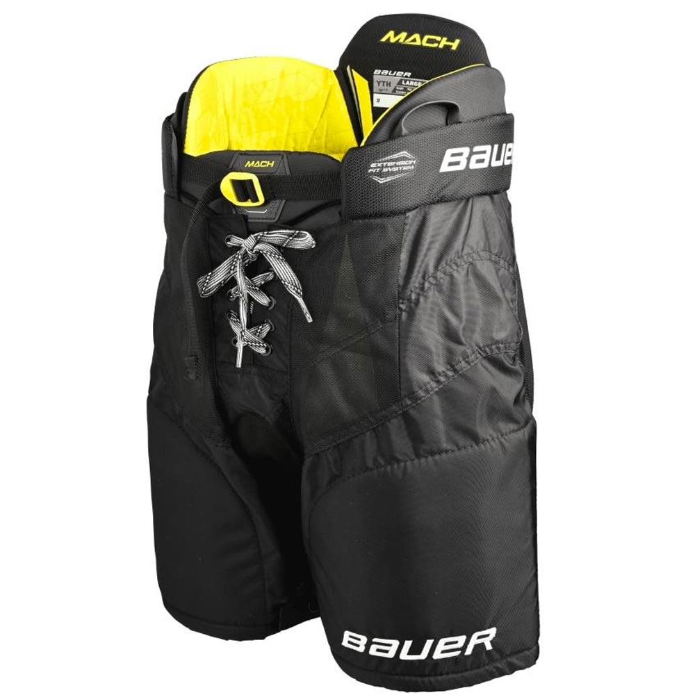 Bauer Supreme Mach Barn Hockeybukse Svart