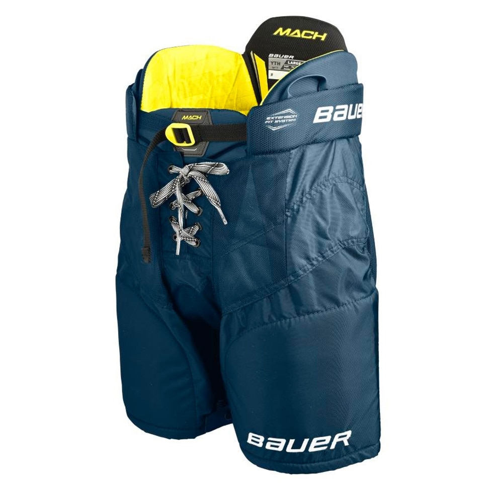 Bauer Supreme Mach Barn Hockeybukse Marine