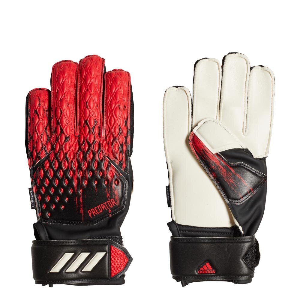 Adidas Predator Fingersave Keeperhansker Barn Mutator Pack Sort/Rød