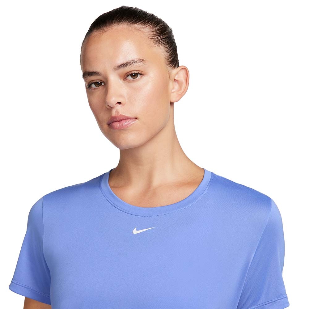 Nike One Dri-Fit Kortermet Trøye Dame Blå/Lilla