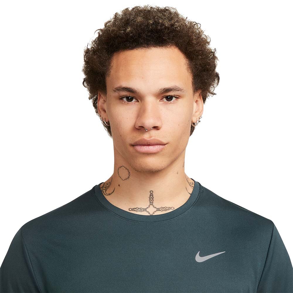 Nike Dri-Fit Miler Kortermet Trøye Herre Mørk Grønn