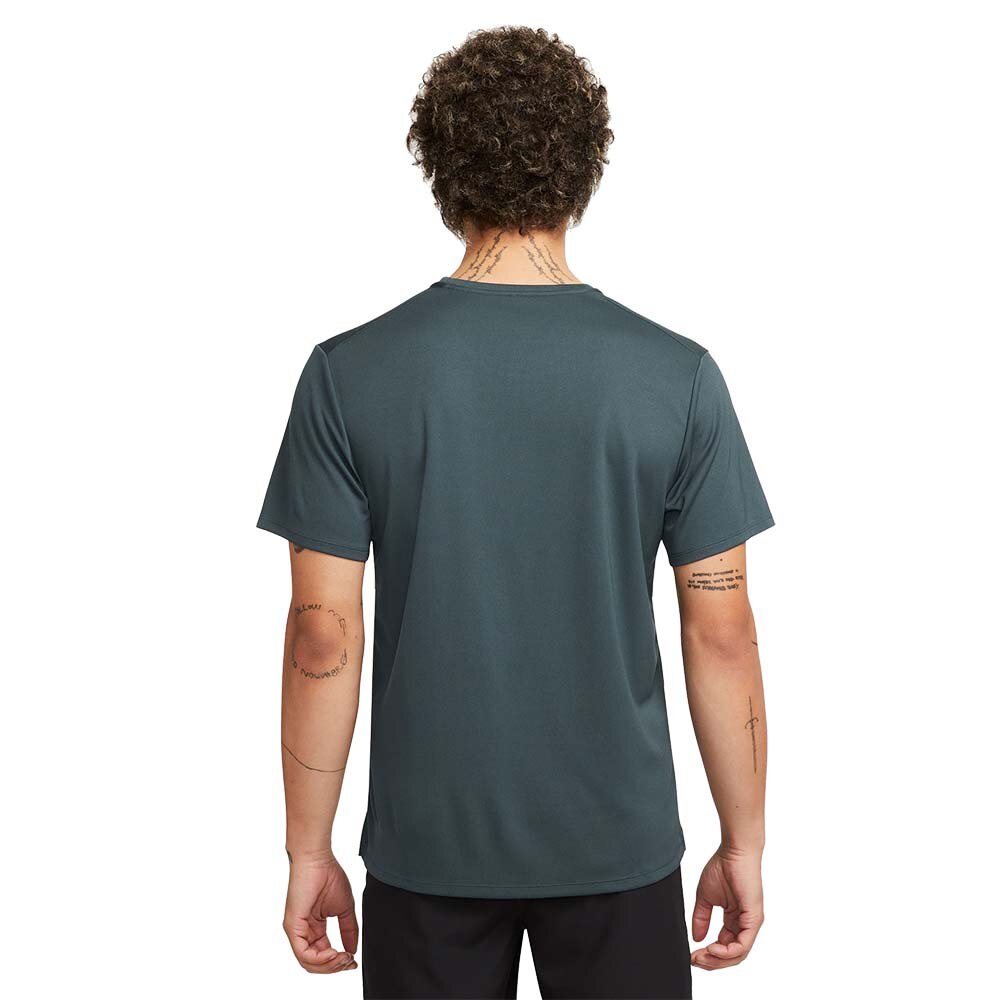 Nike Dri-Fit Miler Kortermet Trøye Herre Mørk Grønn