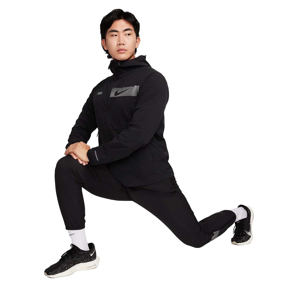 Nike Unlimited Repel Flash Løpejakke Herre Sort