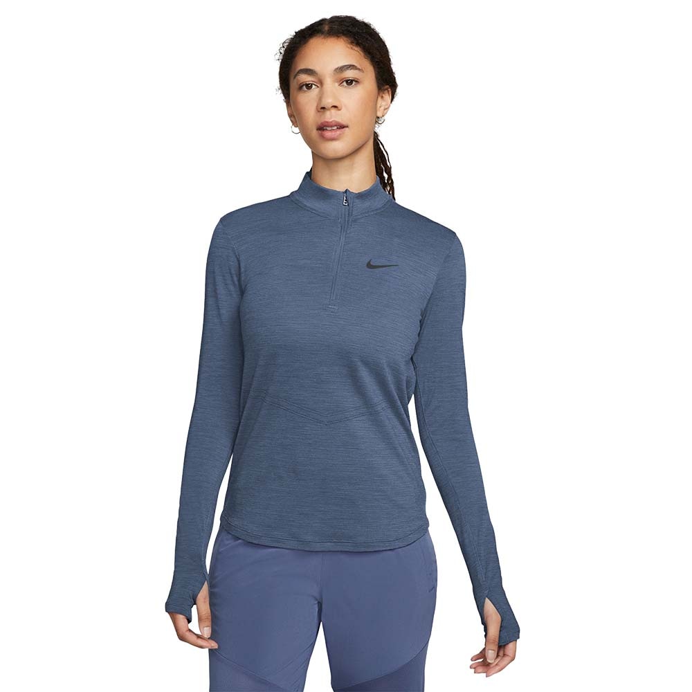 Nike Dri-Fit Swift Wool Langermet Trøye Dame Blå/Lilla