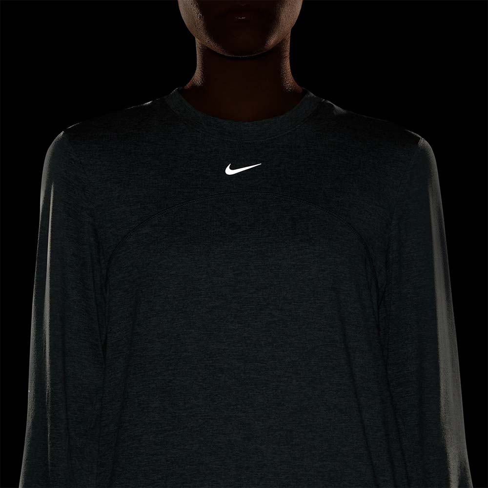 Nike Dri-Fit Swift Element Crew Langermet Trøye Dame Grå